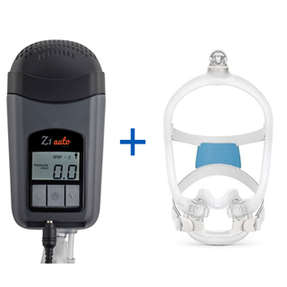 bild Auto-CPAP de viaje Breas Z1 Auto + Mascarilla Facial ResMed AirFit™  F30i uit Tienda online de LindeHealthcare