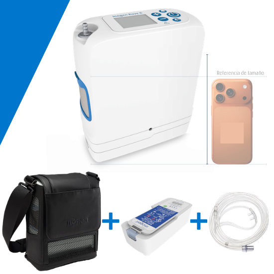 bild Pack Promocional INOGEN Rove 6 con Bandolera y batería uit Linde Médica