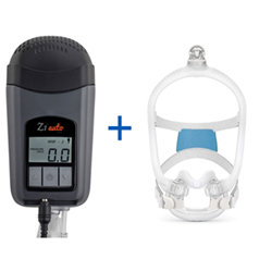 Auto-CPAP de viaje Breas Z1 Auto + Mascarilla Facial ResMed AirFit™  F30i